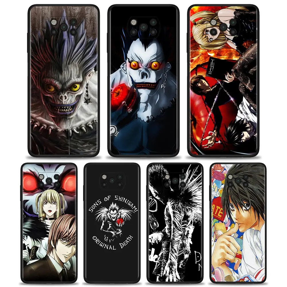 Death Note Silicone Soft Pnone Case For Xiaomi Mi Poco X3 NFC Pocophone F1 M3 Pro 5G F3 Back Cover Fundas Housing
Death Note Silicone Soft Pnone Case For Xiaomi Mi Poco X3 NFC Pocophone F1 M3 Pro 5G F3 Back Cover Fundas Housing