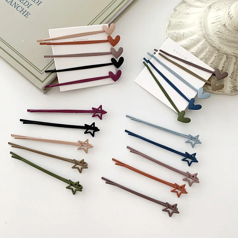 2Pcs Simple Frosted One-Word Hairpins Cute Hollow Hair Clips Accessories Solid Color Headwear Women Girls Handmade Barrettes
2Pcs Simple Frosted One-Word Hairpins Cute Hollow Hair Clips Accessories Solid Color Headwear Women Girls Handmade Barrettes