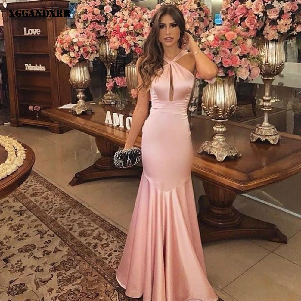 Beautiful A-line Prom Dress 2022 Satin Pleat Long Skirt Pink Sleeveless Halter Party Gown Custom
Beautiful A-line Prom Dress 2022 Satin Pleat Long Skirt Pink Sleeveless Halter Party Gown Custom