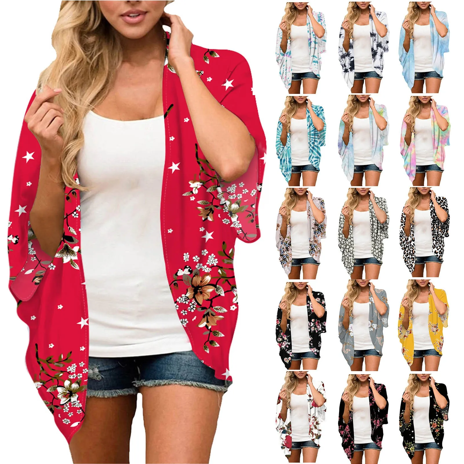 Женский кардиган с рукавами-фонариками и принтом, свободная накидка, кимоно, Женское пальто, блузка, женская одежда для лета 2021
Женский кардиган с рукавами-фонариками и принтом, свободная накидка, кимоно, Женское пальто, блузка, женская одежда для лета 2021