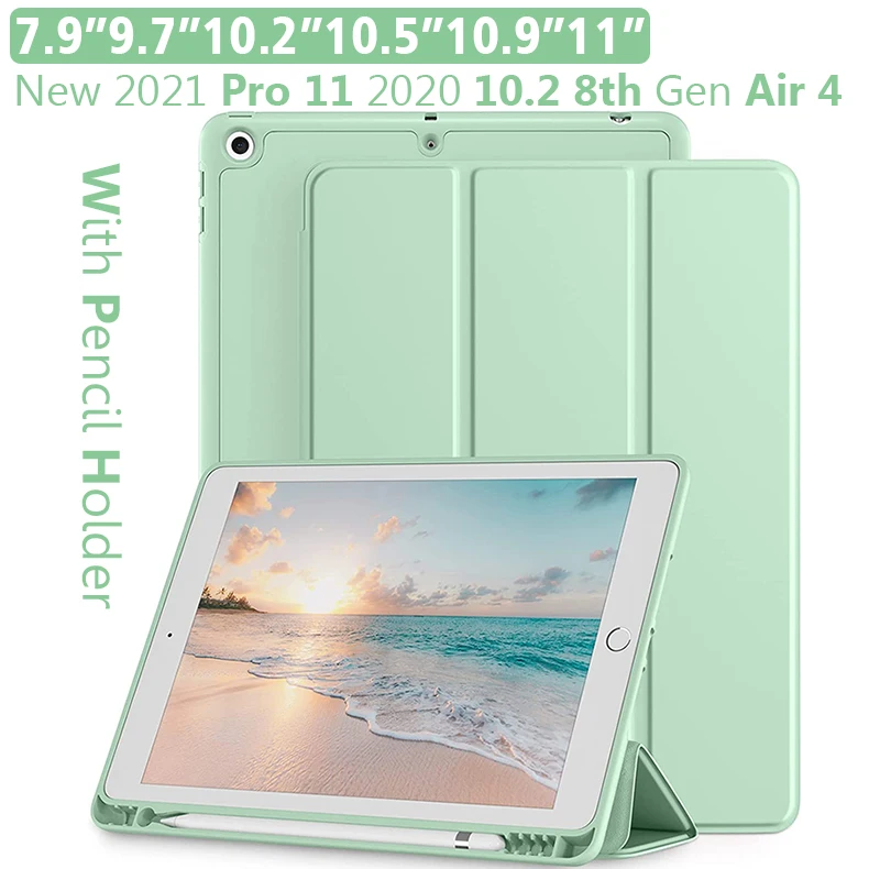 2020 iPad 10.2 Case For iPad 8th Generation Cover For 2018 iPad 9.7 6th Air 2 10.5 Air 3 Air4 10.9 Pro 11 M1 2021 Smart Cover
2020 iPad 10.2 Case For iPad 8th Generation Cover For 2018 iPad 9.7 6th Air 2 10.5 Air 3 Air4 10.9 Pro 11 M1 2021 Smart Cover