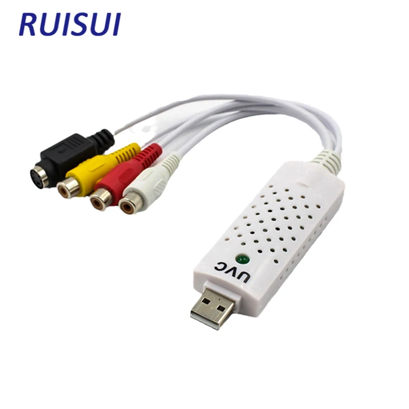 Converter VHS to Digital Adapter USB 2.0 Video Capture Card VH-S Box VHS VCR TV to Digital Adapter Support Win 7/8/10/XP/ Vista
Converter VHS to Digital Adapter USB 2.0 Video Capture Card VH-S Box VHS VCR TV to Digital Adapter Support Win 7/8/10/XP/ Vista
