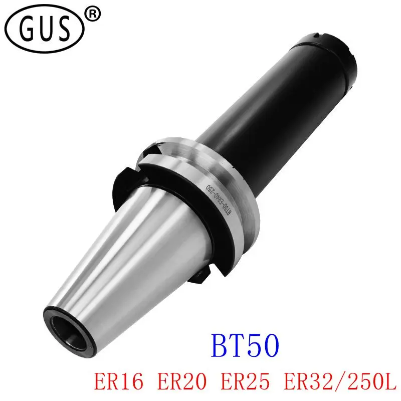 Free shipping 1pcs BT50 knife shank ER16 ER20 ER25 ER32 Collet Chuck 250L for CNC lathe machining center spindle tool holder
Free shipping 1pcs BT50 knife shank ER16 ER20 ER25 ER32 Collet Chuck 250L for CNC lathe machining center spindle tool holder