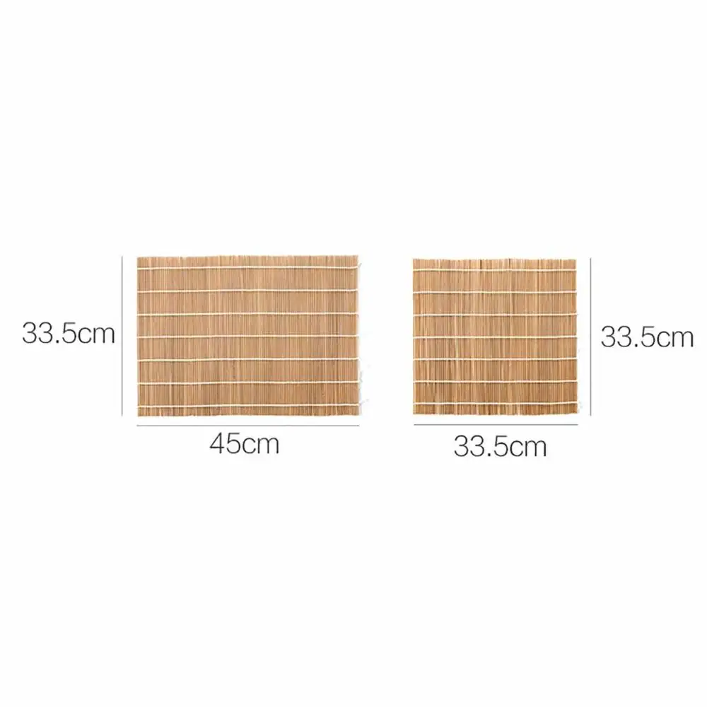 Kitchen DIY Sushi Rolling Maker Bamboo Sushi Roller Blind Seaweed Nori Sushi Curtain Mould Tool 33.5x33.5cm / 33.5x45cm
Kitchen DIY Sushi Rolling Maker Bamboo Sushi Roller Blind Seaweed Nori Sushi Curtain Mould Tool 33.5x33.5cm / 33.5x45cm