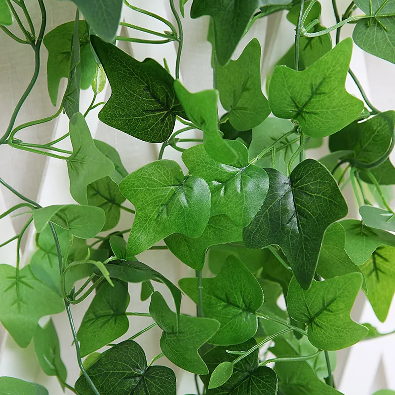 110CM Green Silk Artificial Hanging Leaf Garland Plants Grape Vine Leaves Diy For Home Wedding Party Garden Decoration Outdoor
110CM Green Silk Artificial Hanging Leaf Garland Plants Grape Vine Leaves Diy For Home Wedding Party Garden Decoration Outdoor
