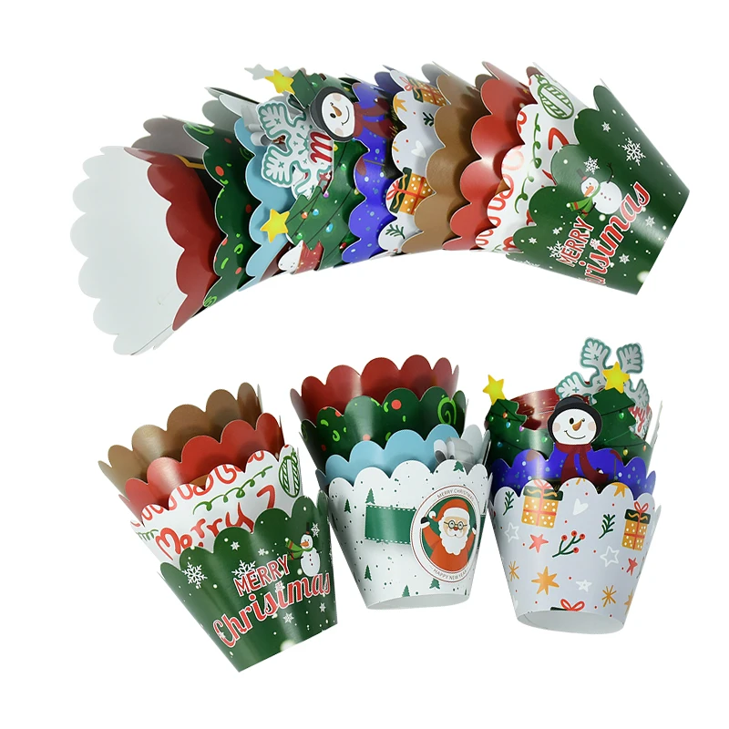 24Pcs/set Merry Christmas Decoration Cartoon Santa Claus Cake Topper Cupcake Wrapper For Xmas New Year Party Dessert Decor
24Pcs/set Merry Christmas Decoration Cartoon Santa Claus Cake Topper Cupcake Wrapper For Xmas New Year Party Dessert Decor
