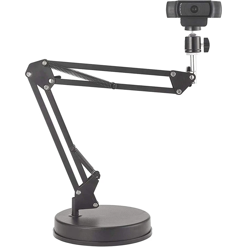 Desktop Webcam Stand 22 Inch Suspension Boom Scissor Arm Stand with Base,Compatible for Logitech Webcam C922
Desktop Webcam Stand 22 Inch Suspension Boom Scissor Arm Stand with Base,Compatible for Logitech Webcam C922