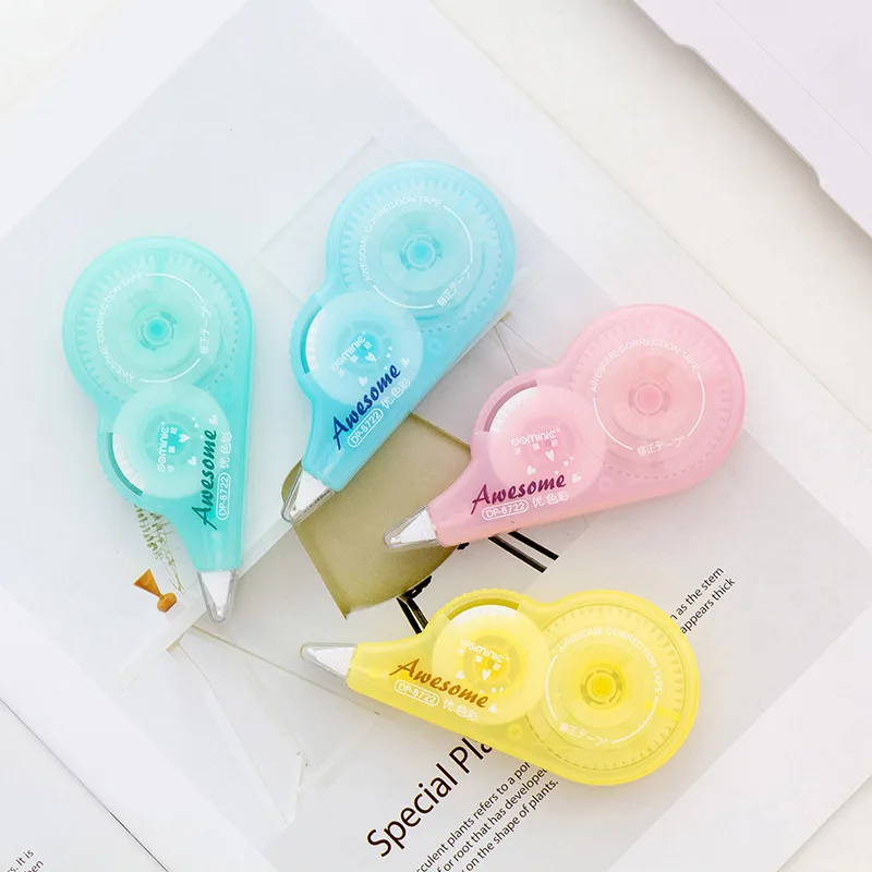 Kawaii Cartoon Pure Color Correction Tape Student Stationery School Office Supply
Kawaii Cartoon Pure Color Correction Tape Student Stationery School Office Supply