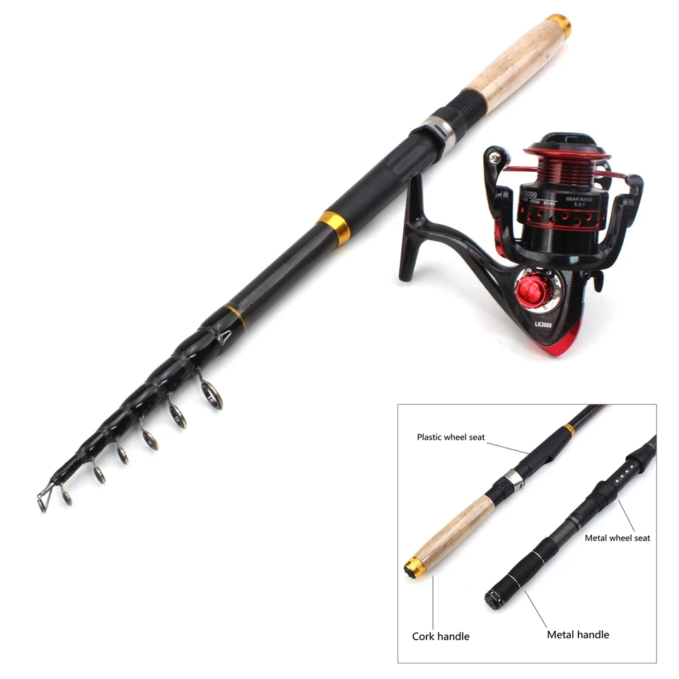 Professional Fishing Rod Carbon 1.8m-3.0m Sea River Fishing and reel Ultralight Telescopic Spinning Ring Rod Fishing Stick
Professional Fishing Rod Carbon 1.8m-3.0m Sea River Fishing and reel Ultralight Telescopic Spinning Ring Rod Fishing Stick