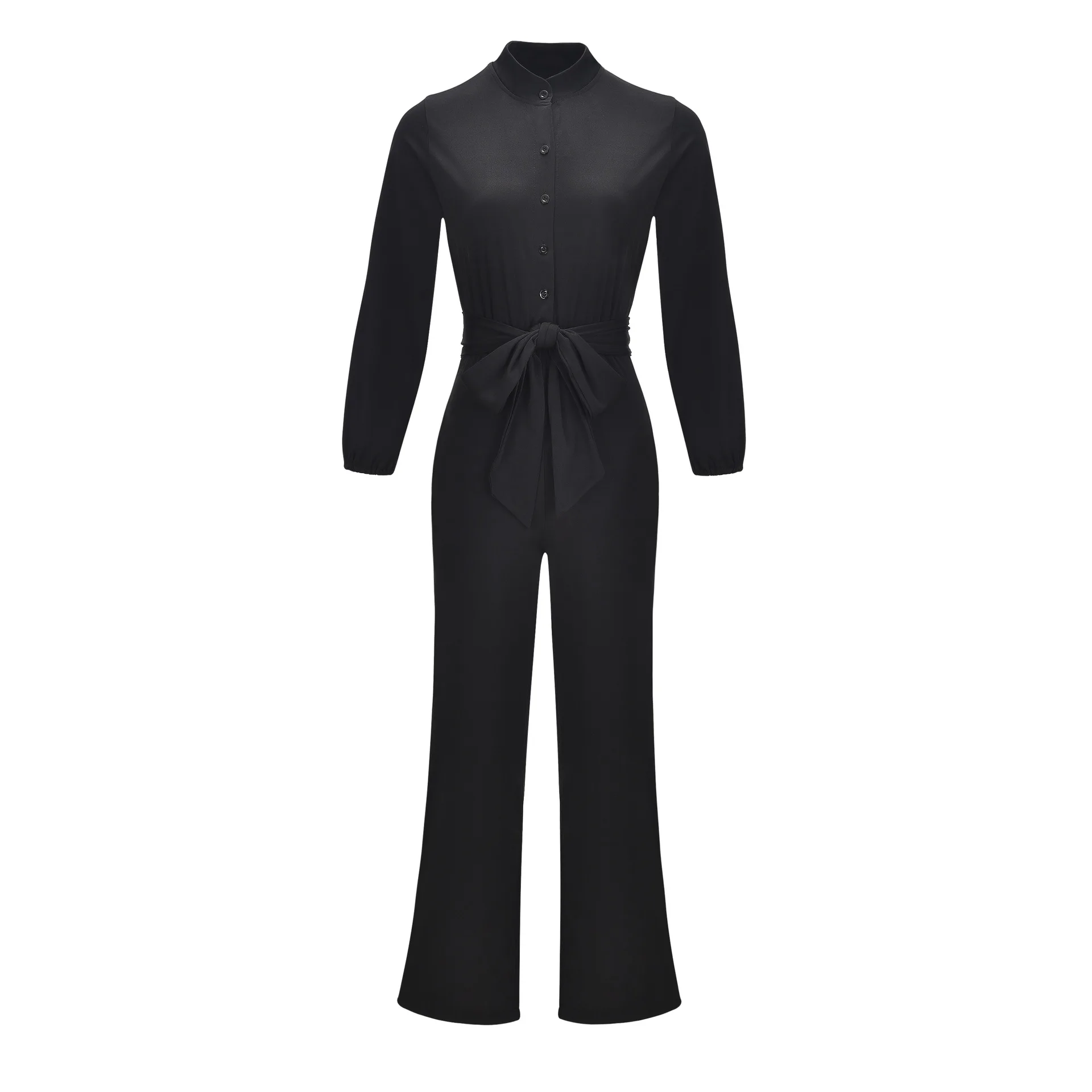 Ladies Black One Piece Jumpsuit Girls Wide Leg Long Pants Overalls Long Sleeve Button Up Outfits Spring Oversized Sexy Rompers
Ladies Black One Piece Jumpsuit Girls Wide Leg Long Pants Overalls Long Sleeve Button Up Outfits Spring Oversized Sexy Rompers