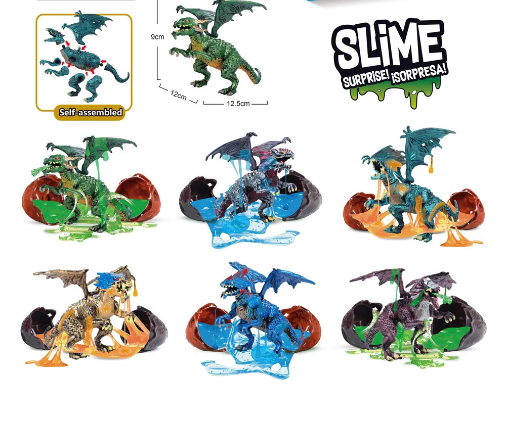 Cute Gift DIY Surprise Dinosaur Egg With Slime 18 Styles Blind Box Action Figures Dino Doll Home Learning Educational Kids Toys
Cute Gift DIY Surprise Dinosaur Egg With Slime 18 Styles Blind Box Action Figures Dino Doll Home Learning Educational Kids Toys