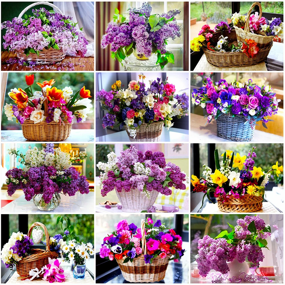 Evershine Алмазная вышивка цветок Алмазная мозаика сирень вышивка крестом наборы вазы Полный квадратный раунд картина стразы домашнего декора 
Evershine Алмазная вышивка цветок Алмазная мозаика сирень вышивка крестом наборы вазы Полный квадратный раунд картина стразы домашнего декора