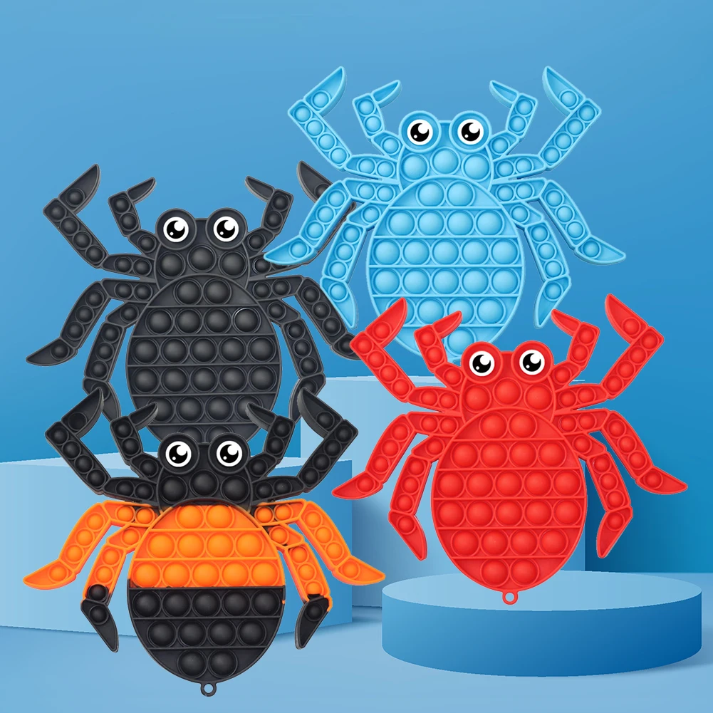 Spider Silicone Push Bubble Fingertip Toy Anti-Stress Set Bubble Antistress Toys Adult Children Sensory Toy Reliever
Spider Silicone Push Bubble Fingertip Toy Anti-Stress Set Bubble Antistress Toys Adult Children Sensory Toy Reliever