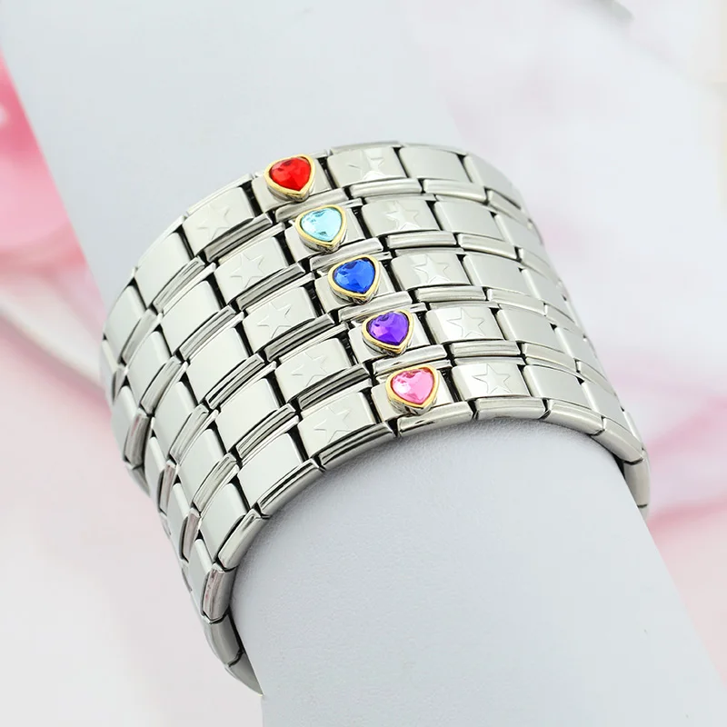 Hapiship 2021 New Girls Fashion Sweet Romantic Heart Star Charm Links Bracelet Birthday Gift Bangle For Women Men Jewelry G169
Hapiship 2021 New Girls Fashion Sweet Romantic Heart Star Charm Links Bracelet Birthday Gift Bangle For Women Men Jewelry G169
