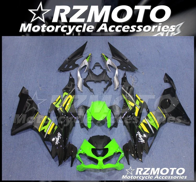 Литье под давлением Новый ABS мотоцикл обтекатель комплект подходит для Kawasaki Ninja ZX6R 636 2019 бодикон набор под заказ зеленый черный
Литье под давлением Новый ABS мотоцикл обтекатель комплект подходит для Kawasaki Ninja ZX6R 636 2019 бодикон набор под заказ зеленый черный