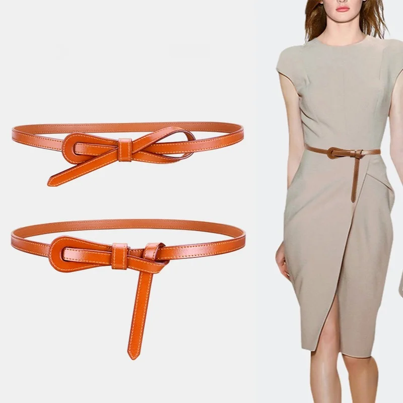 Belt Women's Leather Office 365 Fashion Decorative Suit Coat with Skirt Knotted Pure Leather Waistdesigner Luxury Female Belt
Belt Women's Leather Office 365 Fashion Decorative Suit Coat with Skirt Knotted Pure Leather Waistdesigner Luxury Female Belt