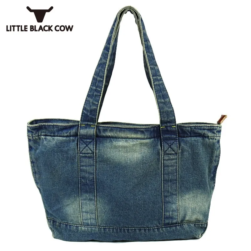 Famous Brand Denim Women Bag Casual Shoulder Canvas Bag Totes Handbags High Capacity Light Blue Crossbody Messenger Bags Female
Famous Brand Denim Women Bag Casual Shoulder Canvas Bag Totes Handbags High Capacity Light Blue Crossbody Messenger Bags Female