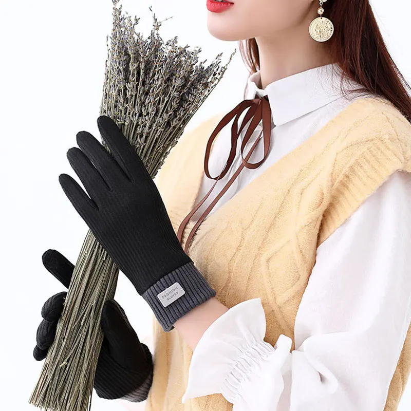 Women Men Warm Touch Screen Gloves Knit Mittens Literary Cycling Gloves Thicken Full Finger Striped Blended Corduroy Gloves
Women Men Warm Touch Screen Gloves Knit Mittens Literary Cycling Gloves Thicken Full Finger Striped Blended Corduroy Gloves