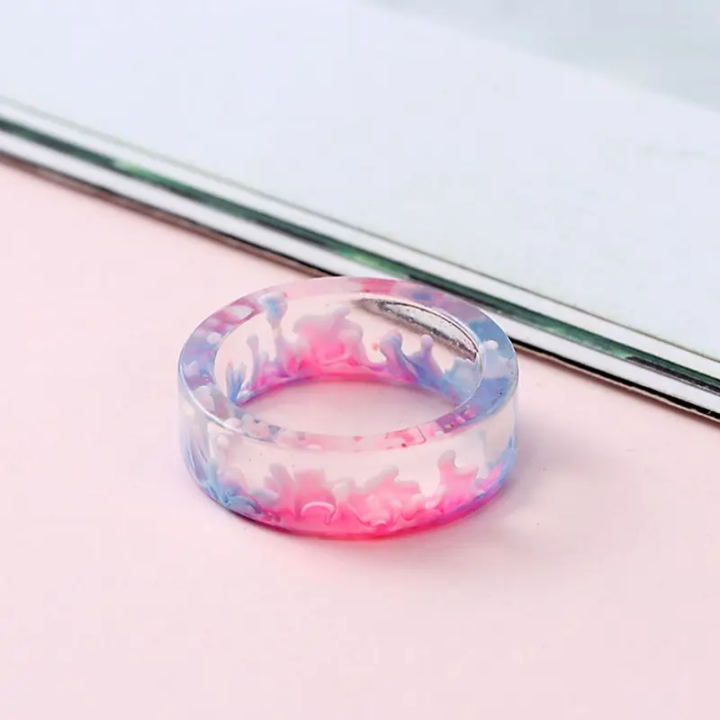 Ink Mixed Color Personality Resin Rings All-match Cool Colorful Coral Transparent Ring Personality Y2k Fashion Women Jewelry
Ink Mixed Color Personality Resin Rings All-match Cool Colorful Coral Transparent Ring Personality Y2k Fashion Women Jewelry