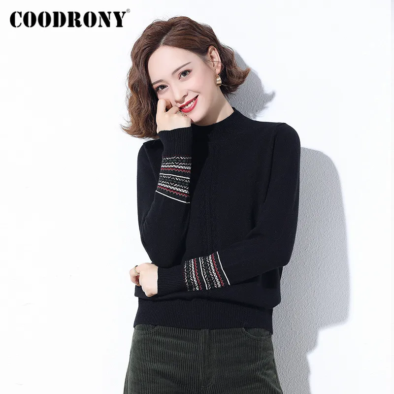 COODRONY Brand Autumn Winter High Quality Knitting Pullovers Women Sweater 2020 Casual Solid Color Slim Female Jumper W1102
COODRONY Brand Autumn Winter High Quality Knitting Pullovers Women Sweater 2020 Casual Solid Color Slim Female Jumper W1102