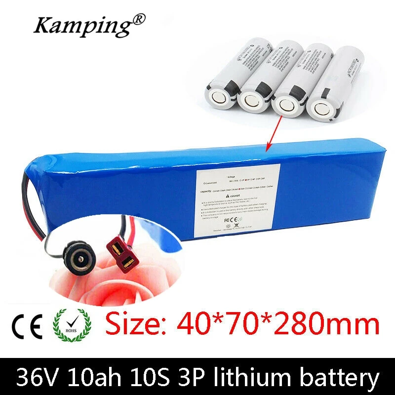 36V 10Ah Electric Bicycle Battery pack 36V 18650 Battery pack 500W High Power and Capacity Motorcycle Scooter E Bike with BMS
36V 10Ah Electric Bicycle Battery pack 36V 18650 Battery pack 500W High Power and Capacity Motorcycle Scooter E Bike with BMS