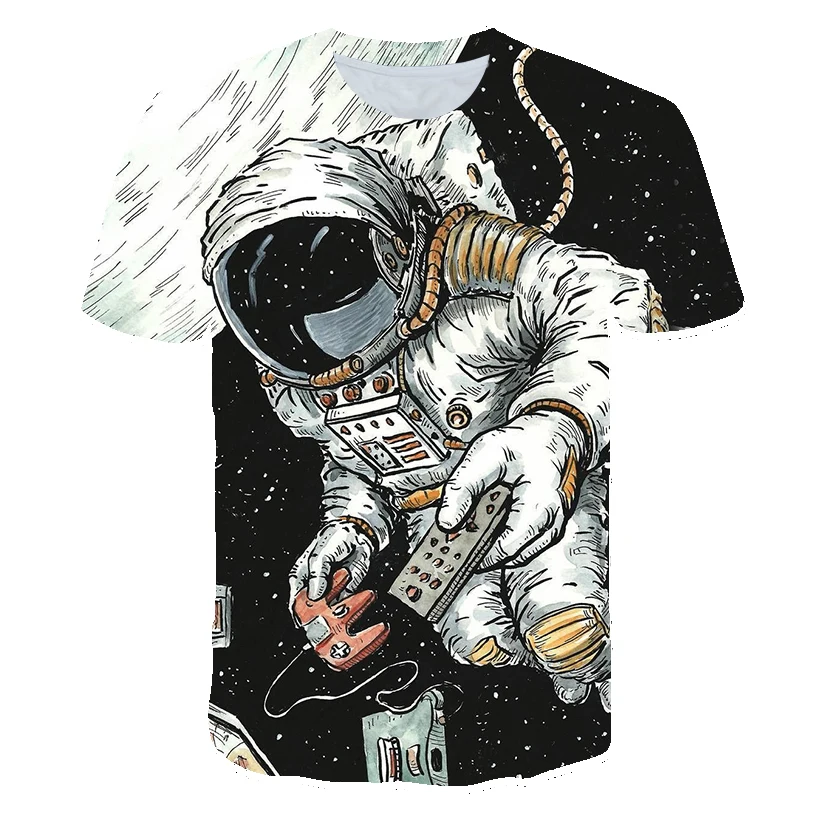 Kids Fashion Short Sleeve 3D-Printed Astronaut Shirt Short Sleeve Summer T-Shirt Kids Cool And Easy To Dry Cool Top
Kids Fashion Short Sleeve 3D-Printed Astronaut Shirt Short Sleeve Summer T-Shirt Kids Cool And Easy To Dry Cool Top