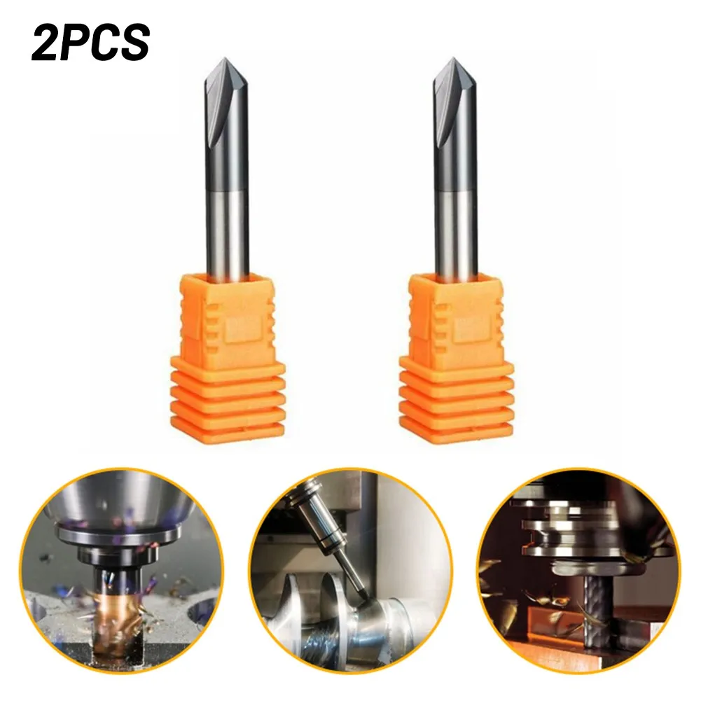 2PCS 6mm Tungsten Steel Carbide Chamfer Mill 2 Flutes HRC45 CNC End Milling Cutter Bit For Soft Metal Engraving Router Bit
2PCS 6mm Tungsten Steel Carbide Chamfer Mill 2 Flutes HRC45 CNC End Milling Cutter Bit For Soft Metal Engraving Router Bit
