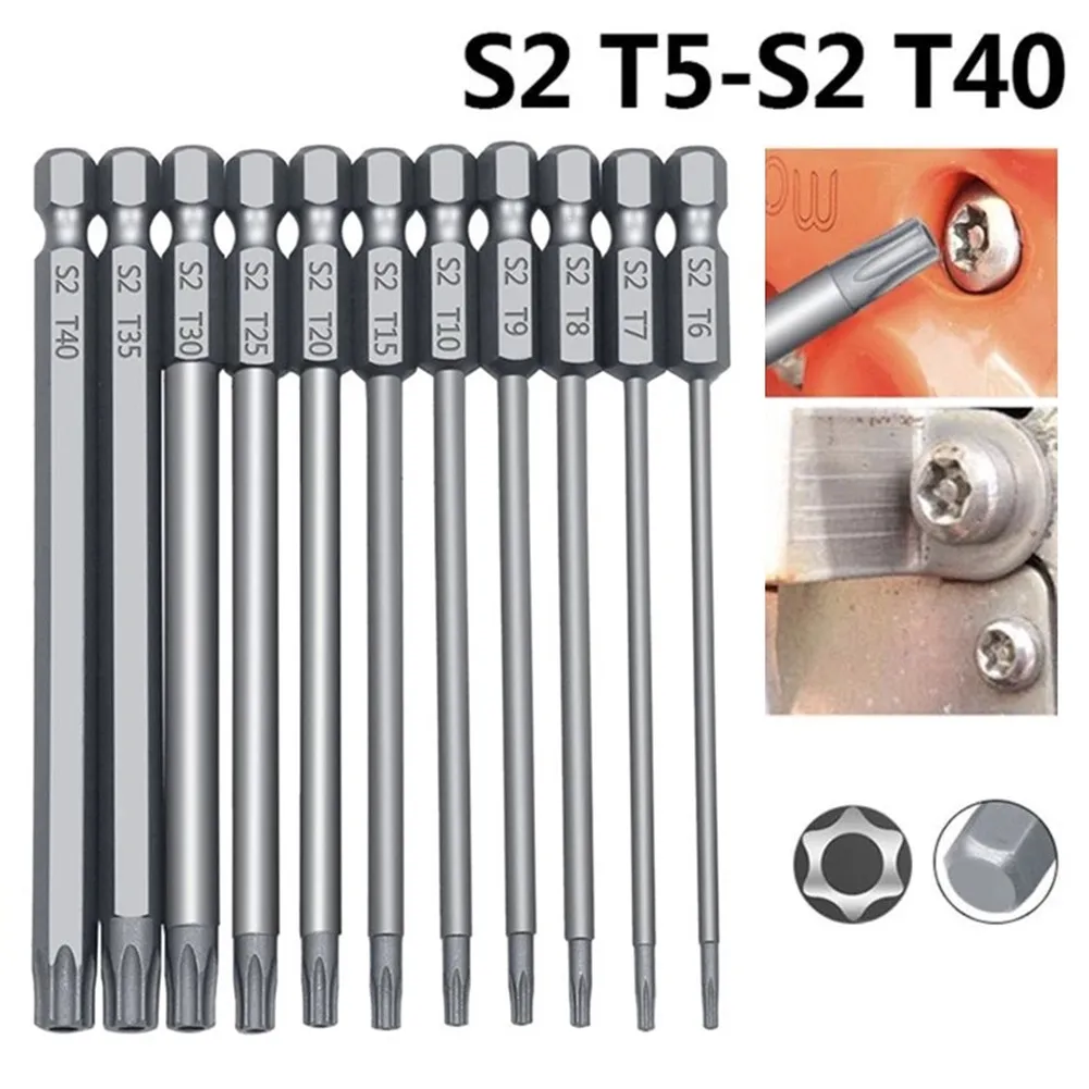 Repair 11pcs Screwdriver Head Screws Security Set Tools 1/4\\\" Hex Torx Screwdrivers T25 T27 T30 T35 T40
Repair 11pcs Screwdriver Head Screws Security Set Tools 1/4\\\" Hex Torx Screwdrivers T25 T27 T30 T35 T40