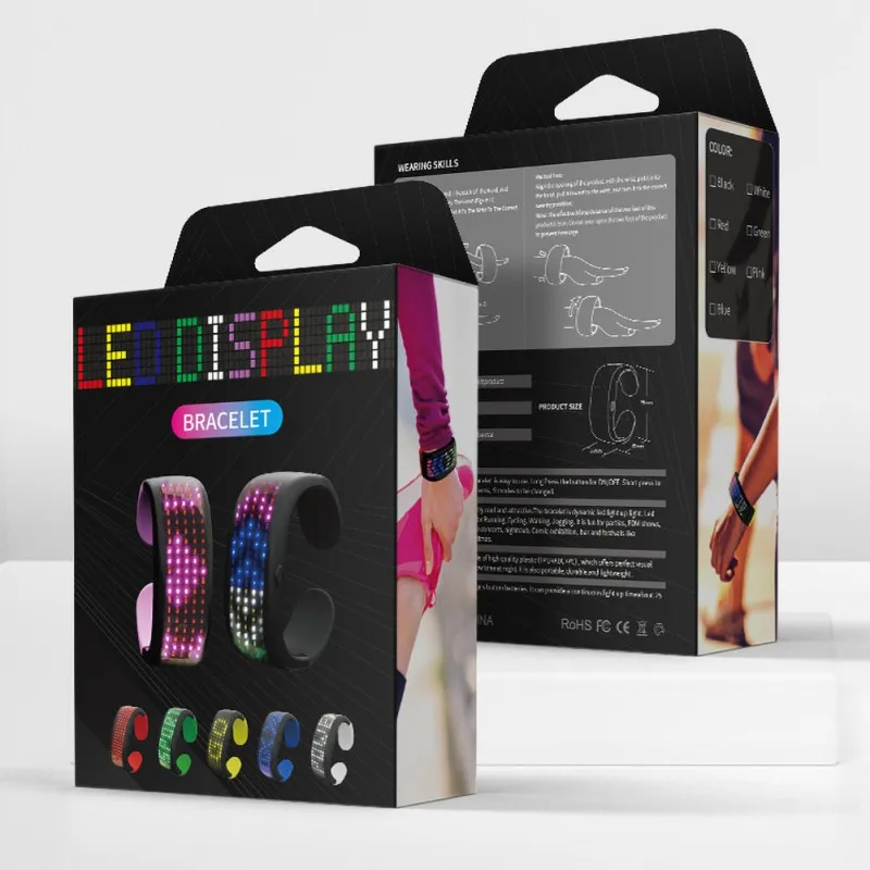 Fashion Cool LED Light Up Bracelet Electronic Flash Wristband Light-Emitting Band For Party Night Event New
Fashion Cool LED Light Up Bracelet Electronic Flash Wristband Light-Emitting Band For Party Night Event New