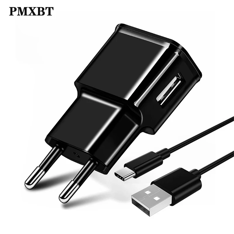 USB Charger EU/US Plug 5V/2A Fast Charging With Type C Cable For Samsung Galaxy S10 S8 S9 plus Note 8 Phone Adapter Travel Wall
USB Charger EU/US Plug 5V/2A Fast Charging With Type C Cable For Samsung Galaxy S10 S8 S9 plus Note 8 Phone Adapter Travel Wall