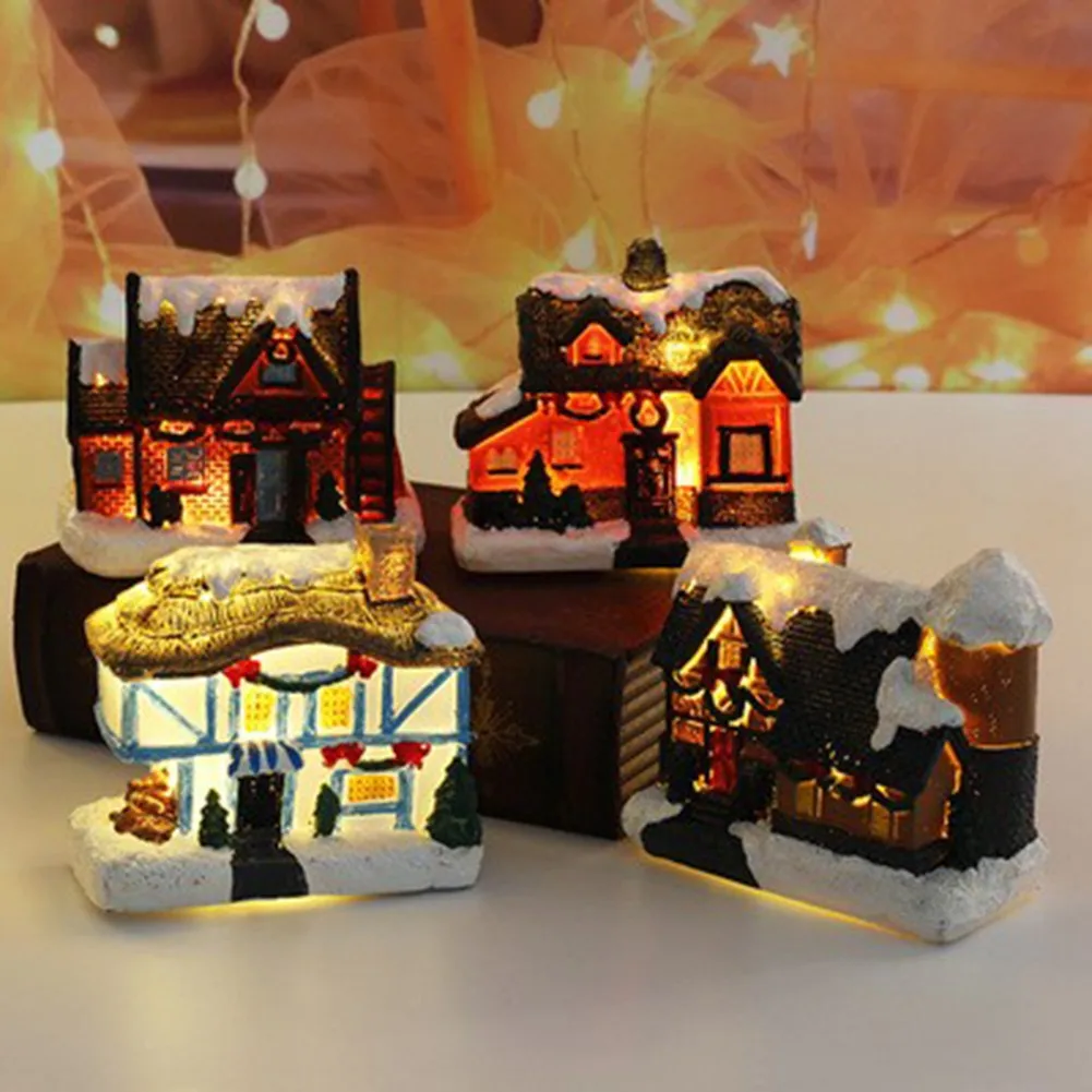 Light Up Christmas Decoration LED Miniature House Village Christmas Tree Pendant Decoration Ornaments Snow Landscape Building
Light Up Christmas Decoration LED Miniature House Village Christmas Tree Pendant Decoration Ornaments Snow Landscape Building