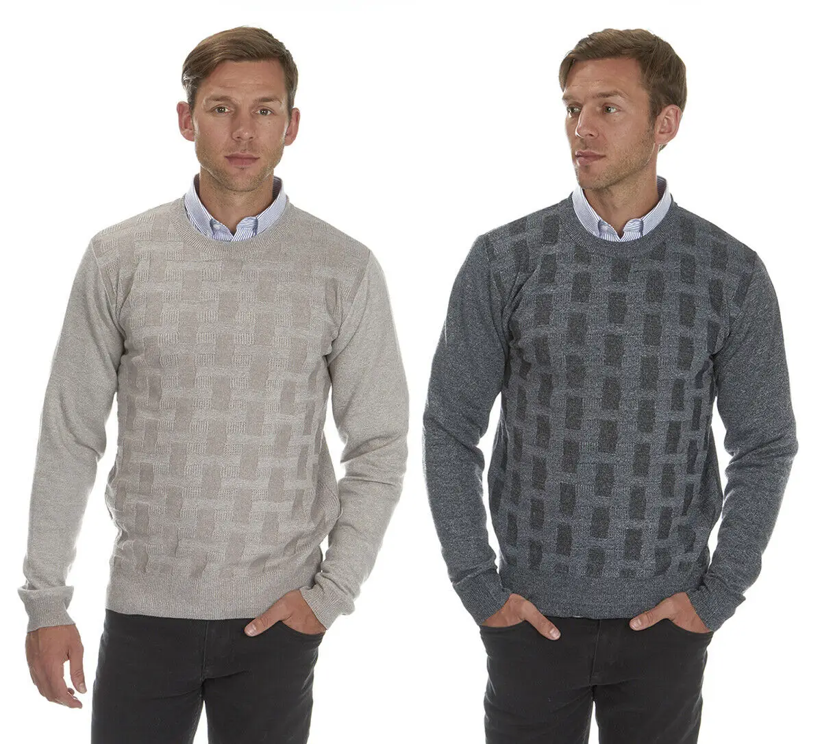 Мужской трикотажный свитер с вырезом лодочкой
Мужской трикотажный свитер с вырезом лодочкой