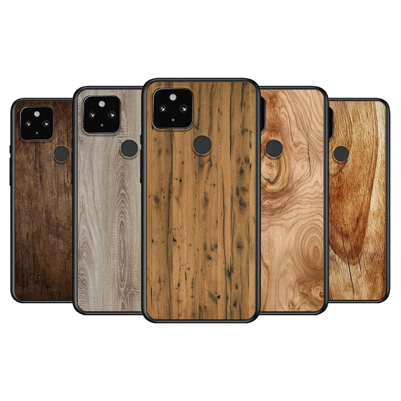 Pattern Wood Textures Soft TPU Silicone Black Cover For Google Pixel 5 4A 5G 4 XL Phone Case
Pattern Wood Textures Soft TPU Silicone Black Cover For Google Pixel 5 4A 5G 4 XL Phone Case