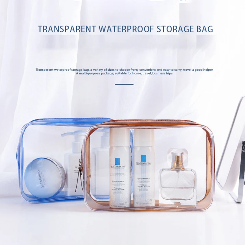 4PCS Clear Makeup Bag Set Organizer PVC Cosmetic Bag Neceser Transparent Beauty Storage Toiletry Bag Travel Make Up Pouch Brown
4PCS Clear Makeup Bag Set Organizer PVC Cosmetic Bag Neceser Transparent Beauty Storage Toiletry Bag Travel Make Up Pouch Brown