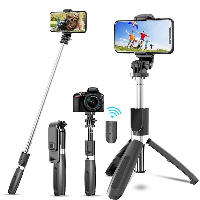 Wireless Selfie Stick Portable Mini Tripod Retractable Monopod Multifunctional Selfie Stick Tripod for Phone Gopro Camera
Wireless Selfie Stick Portable Mini Tripod Retractable Monopod Multifunctional Selfie Stick Tripod for Phone Gopro Camera