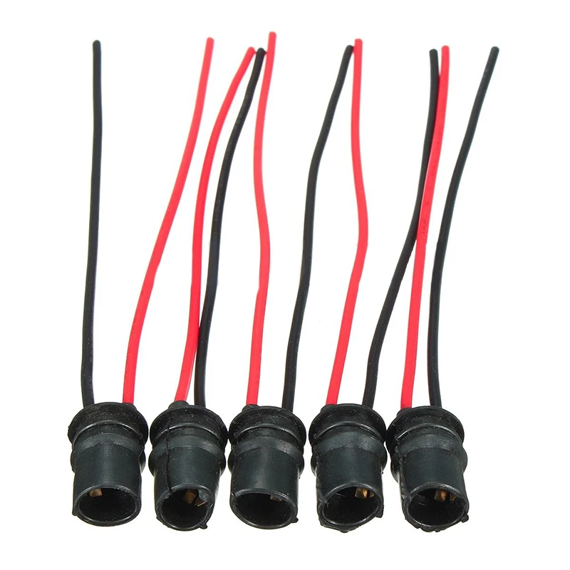 10pcs T10 Round Uto Light Bulb Round Socket Lamp Holder Base Connector DC 0V ~ 12V Lamp Holder Base Connector D
10pcs T10 Round Uto Light Bulb Round Socket Lamp Holder Base Connector DC 0V ~ 12V Lamp Holder Base Connector D