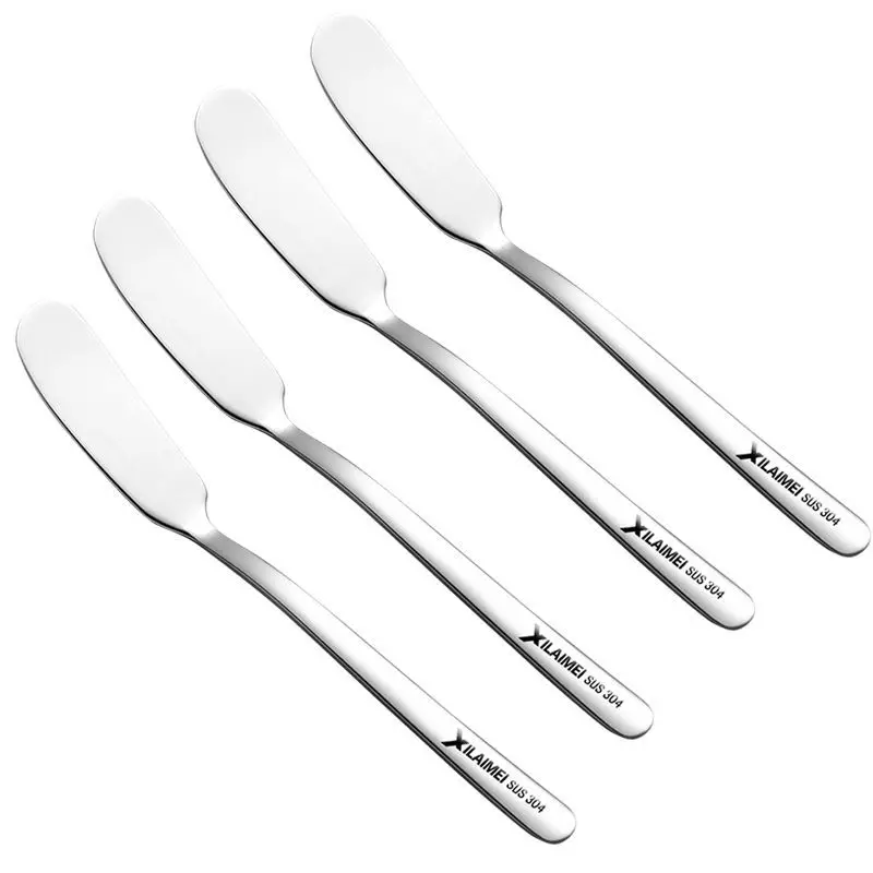304 Thickened Stainless Steel Butter Knife Butter Knife Jam Knife Butter Spatula Grease Knife Cream Knife Western Food Knives 
304 Thickened Stainless Steel Butter Knife Butter Knife Jam Knife Butter Spatula Grease Knife Cream Knife Western Food Knives