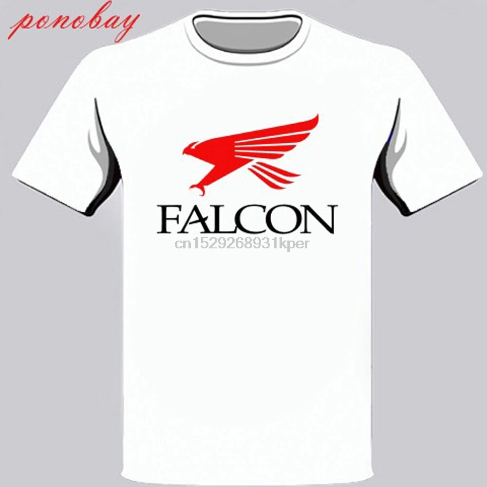 Новая рыболовная удочка Falcon с логотипом мужская белая футболка для ТВ шоу размер