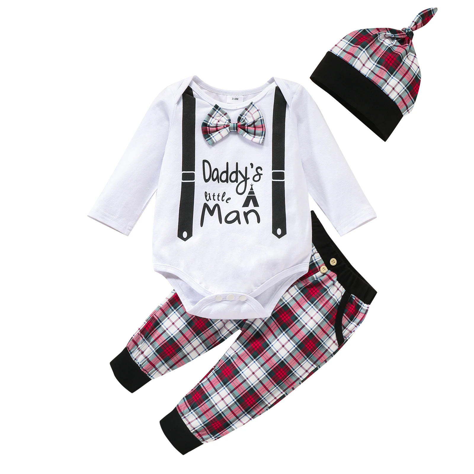 Комплект детской одежды из 3 предметов, комбинезон с длинным рукавом и круглым вырезом с буквенным принтом + брюки и шапка в сарафан для дете...
Комплект детской одежды из 3 предметов, комбинезон с длинным рукавом и круглым вырезом с буквенным принтом + брюки и шапка в сарафан для дете...