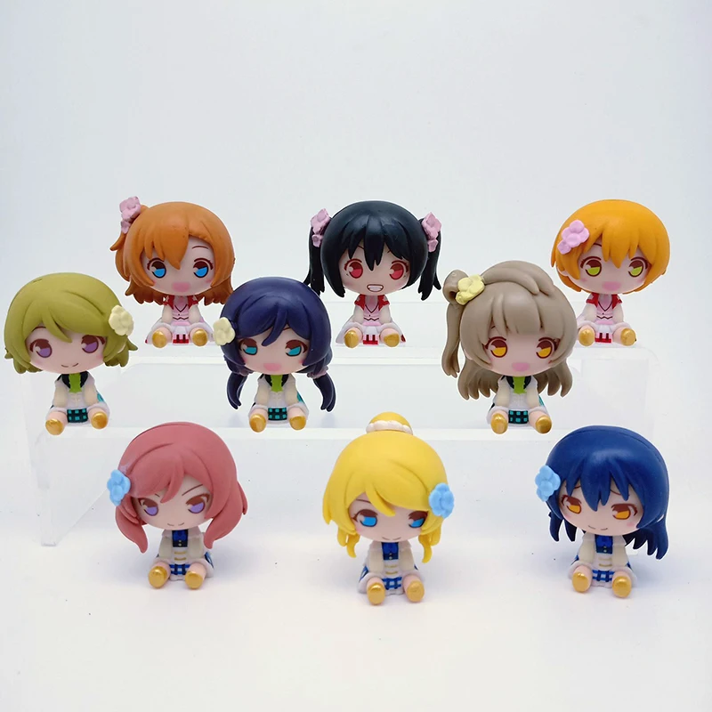 9pcs/set Kawaii Love Live! School Idol Festival Japan Anime Figure PVC Toy Cute Kotori Minami Doll Room Decor Doll Gift for Boys
9pcs/set Kawaii Love Live! School Idol Festival Japan Anime Figure PVC Toy Cute Kotori Minami Doll Room Decor Doll Gift for Boys