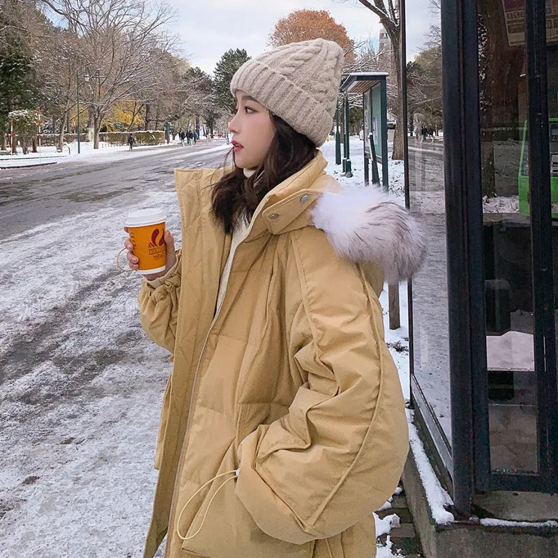 school style fashionable coat for women fall 2020 new Korean loose and thickened large wool collar cotton padded
school style fashionable coat for women fall 2020 new Korean loose and thickened large wool collar cotton padded