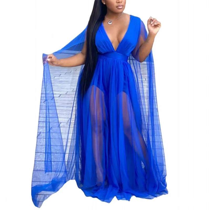 Xl-5XL Plus Size Blue Pink African Dresses For Women Autumn African Women V-neck Long Maxi Dress Africa Clothes Female
Xl-5XL Plus Size Blue Pink African Dresses For Women Autumn African Women V-neck Long Maxi Dress Africa Clothes Female