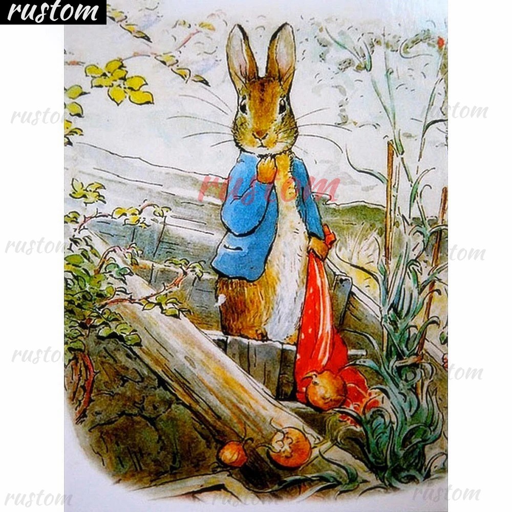 Rustom 5d Diy Diamond Painting Rabbit animals diomand Embroidery Cross Stitch Mosaic Home Decoration Handmade craft gift
Rustom 5d Diy Diamond Painting Rabbit animals diomand Embroidery Cross Stitch Mosaic Home Decoration Handmade craft gift