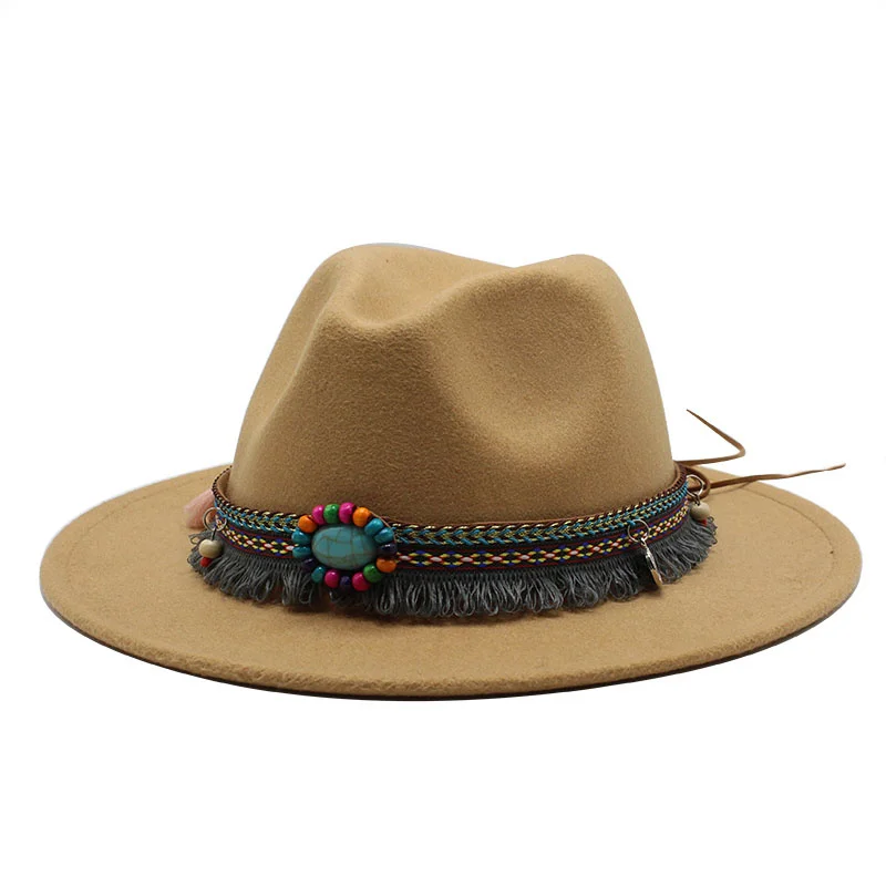 Winter Men Women Wool Felt Jazz Style Fedora Hats Panama Trilby Party Formal Top Hat In BLACK WHITE AND YELLOW with Belt Decor
Winter Men Women Wool Felt Jazz Style Fedora Hats Panama Trilby Party Formal Top Hat In BLACK WHITE AND YELLOW with Belt Decor