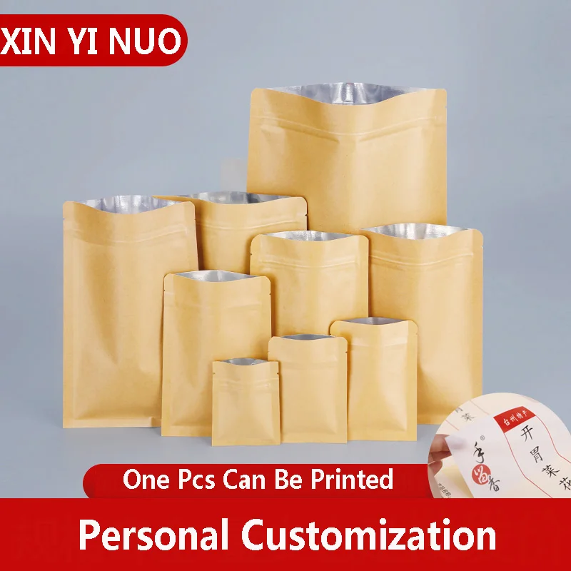50pcs Craft Paper Coffee Bean Bags Zipper Heat Seal Retail Customized Printing Logo Design Gift Packaging
50pcs Craft Paper Coffee Bean Bags Zipper Heat Seal Retail Customized Printing Logo Design Gift Packaging