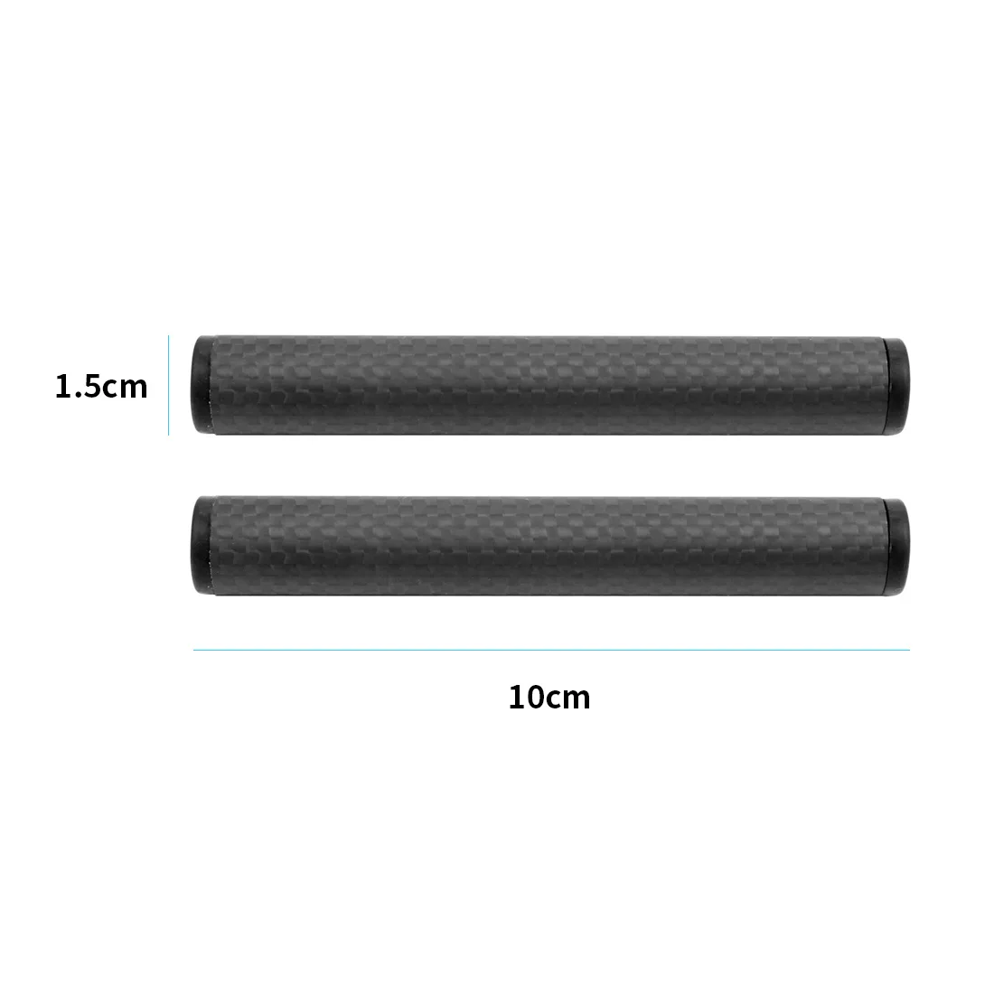 1Pair 10cm / 25cm /30cm / 40cm Carbon Fiber Tube Rod for Dia 15mm Rod Rail System Follow Focus Camera Cage Kit Accessory 
1Pair 10cm / 25cm /30cm / 40cm Carbon Fiber Tube Rod for Dia 15mm Rod Rail System Follow Focus Camera Cage Kit Accessory