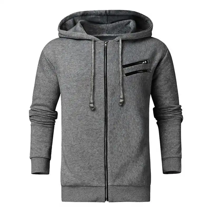 Autumn and winter 2019 new popular European and American men's fleece cardigan hooded sweater coat Spring and autumn coat 
Autumn and winter 2019 new popular European and American men's fleece cardigan hooded sweater coat Spring and autumn coat