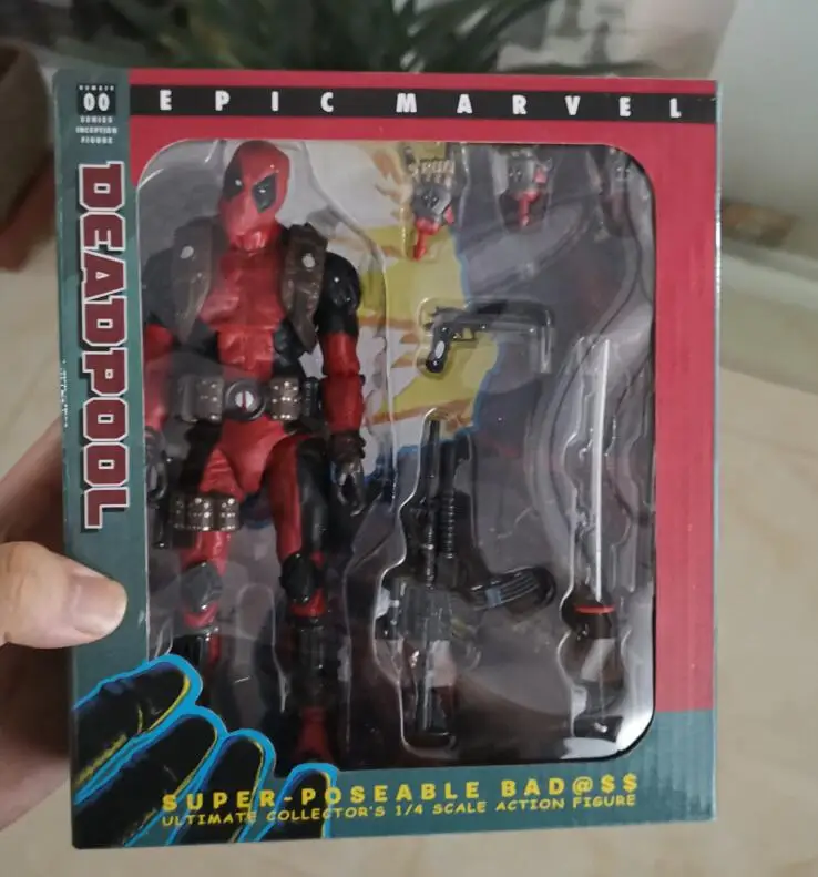 Marvel X-Men Deadpool Joints Moveable Poseable Super Hero Action Figure Model Toys 16cm
Marvel X-Men Deadpool Joints Moveable Poseable Super Hero Action Figure Model Toys 16cm