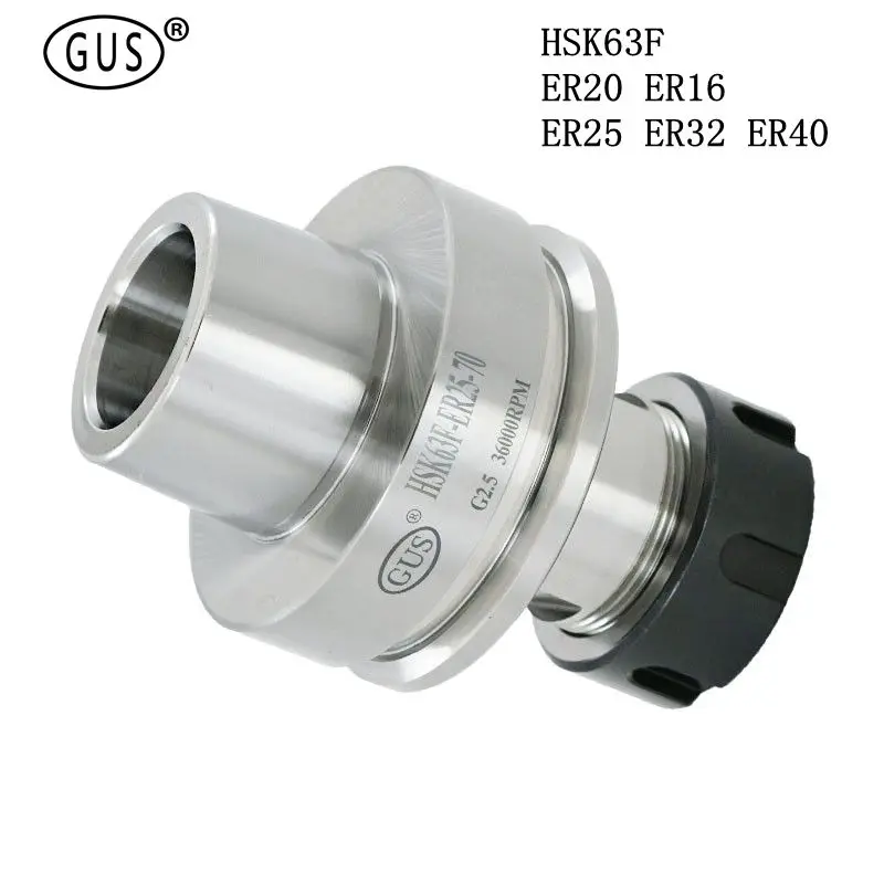 Держатель инструмента HSK63 HSK63F ER20 ER16 ER25 ER32 ER40 высокоточный высокоскоростной для