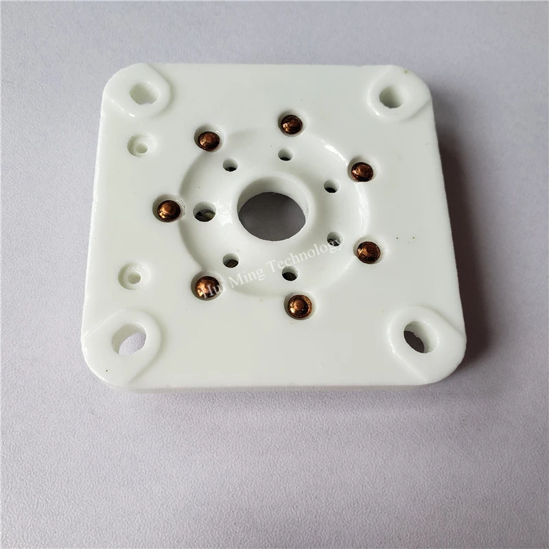 2pcs Ceramic tube socket GZC7-C GZC7-C-G tube holder tablet 7 pin silver foot for 6C33 FU29 FU19 FU32 FU30 
2pcs Ceramic tube socket GZC7-C GZC7-C-G tube holder tablet 7 pin silver foot for 6C33 FU29 FU19 FU32 FU30
